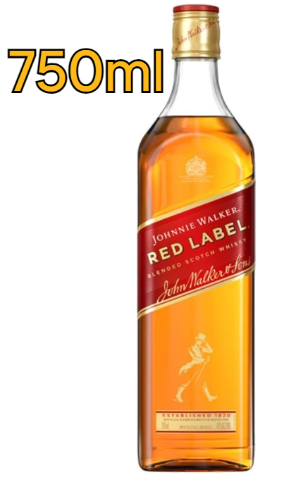 whisky-johnnie-walker-red-label-750ml - Imagem