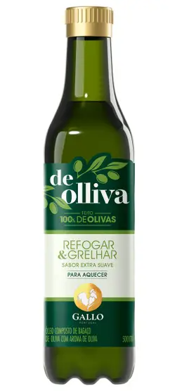 azeite-de-oliva-gallo-de-olliva-extra-suave-500ml - Imagem