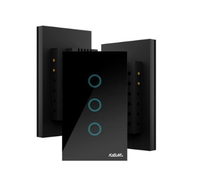 interruptor-paralelo-inteligente-3-waysmart-500-preto-controle-via-aplicativo-tres-botoes-caixa-com-3-kbsa013 - Imagem