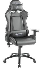 cadeira-gamer-husky-gaming-blizzard-preto-com-almofadas-reclinavel-descanso-de-braco-2d-hgma005 - Imagem