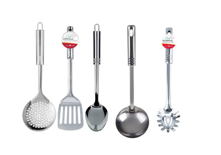 kit-utensilio-de-cozinha-em-inox-5-pecas - Imagem