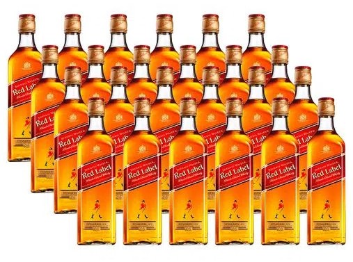 whisky-escoces-johnnie-walker-red-label-500ml-caixa-com-24-unidades - Imagem