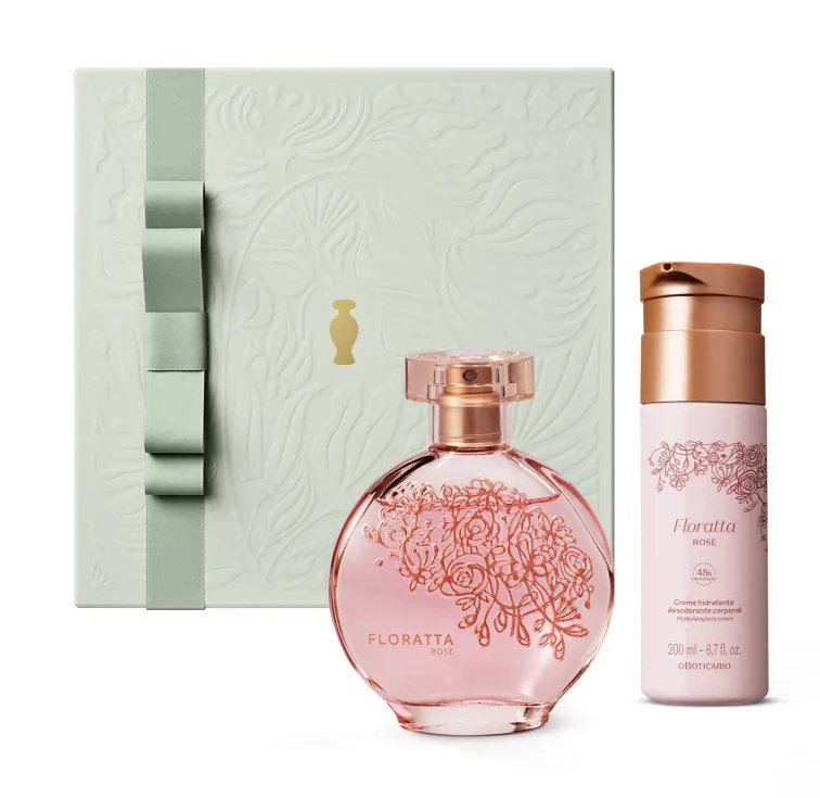 combo-presente-dia-das-maes-floratta-rose-desodorante-colonia-75ml-creme-corporal-200ml-caixa-de-presente - Imagem