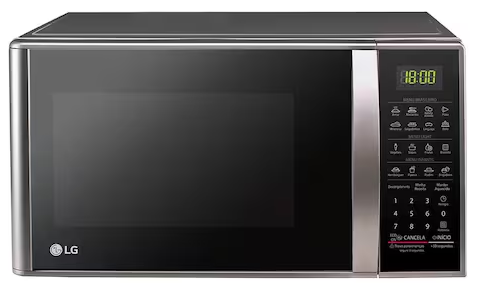 forno-micro-ondas-lg-ms3043br-com-funcao-manter-aquecido-e-limpa-facil-prata-220v - Imagem