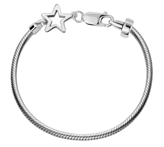 pulseira-life-estrela-em-prata-925 - Imagem