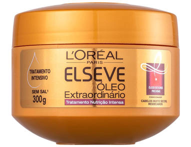creme-de-tratamento-oleo-extraordinario-nutricao-intensa-elseve-300g-loreal-paris-branco - Imagem