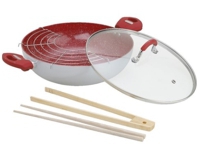 panela-wok-com-tampa-power-taste-28-cm-la-cuisine - Imagem