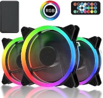 kit-cooler-fan-com-3-unidades-worldpc-rgb-controle-wpc-imp - Imagem
