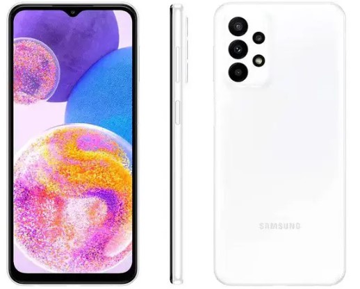 smartphone-samsung-galaxy-a23-128gb-branco-5g-octa-core-4gb-ram-66-cam-quadrupla-selfie-8mp-fhn7 - Imagem