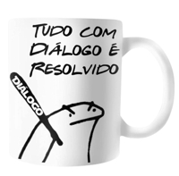 caneca-meme-flork-dialogo - Imagem
