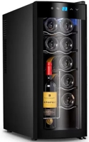 adega-britania-bad12p-led-127v-display-digital-porta-de-vidro-placa-termoeletrica-12-garrafas-preto-64801005 - Imagem