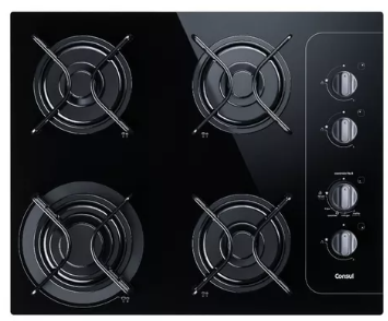 cooktop-consul-4-bocas-com-grades-individuais-esmaltadas-e-acendimento-automatico-controle-facil-cd060ae-bivolt - Imagem