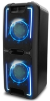 caixa-acustica-philco-pcx5501n-effects-250w-bluetooth-usb-flashs-de-luz-bateria-interna-e-entrada-para-microfone - Imagem