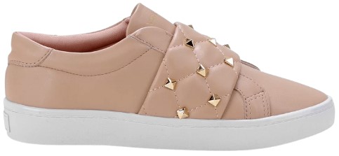 tenis-via-uno-matelasse-tachas-feminino-nude - Imagem
