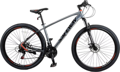 bicicleta-aro-29-safeway-aluminio-21-marchas-shimano-freio-a-disco-e-suspensao-cinza - Imagem