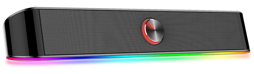 soundbar-gamer-redragon-adiemus-6w-rms-rgb-usb-150hz20khz-botao-touch-preto-gs560 - Imagem