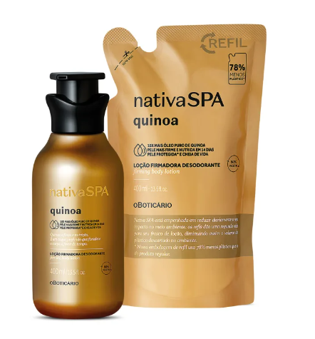 combo-nativa-spa-quinoa-locao-firmadora-corporal-400ml-refil-400ml - Imagem