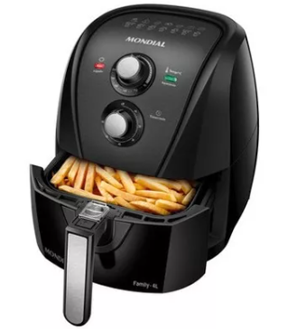 fritadeira-sem-oleo-air-fryer-afn-40-bft-4l-1500w-mondial-cor-preto-110v - Imagem