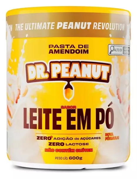suplemento-em-pasta-dr-peanut-power-cream-pasta-de-amendoim-power-cream-sabor-leite-em-po-em-pote-de-600g - Imagem