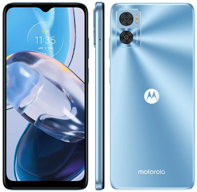 smartphone-motorola-moto-e22-64gb-4gb-ram-tela-de-65-camera-traseira-dupla-android-12-e-processador-octa-core - Imagem