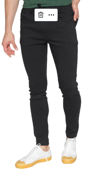 calca-jogger-black-river-casual-masculina-preto - Imagem