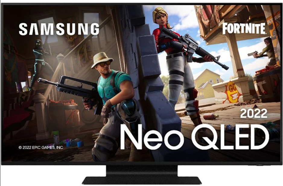 smart-tv-43-neo-qled-4k-samsung-gaming-43qn90b-mini-led-painel-ate-144hz-processador-com-ia-som-em-movimento-tela-sem-limites-design-slim-wg4y - Imagem