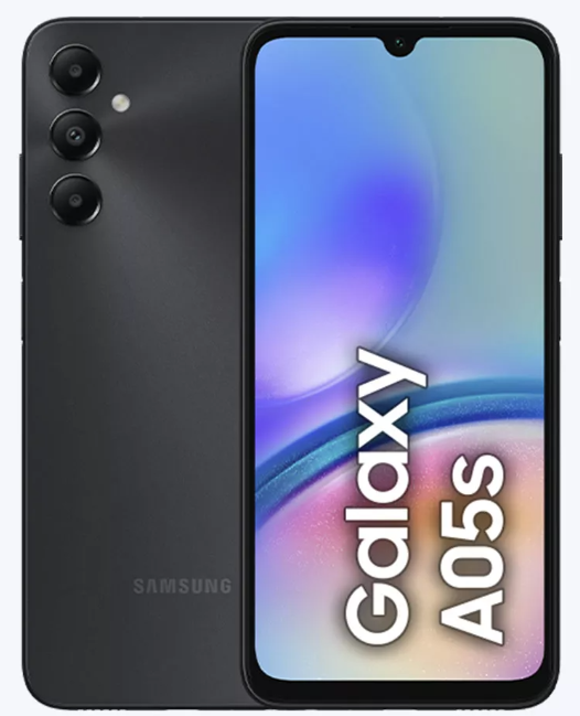 smartphone-samsung-galaxy-a05s-4g-128gb-6gb-ram-cmera-traseira-tripla-50mp-2mp-2mp-selfie-13mp-tela-67-preto - Imagem