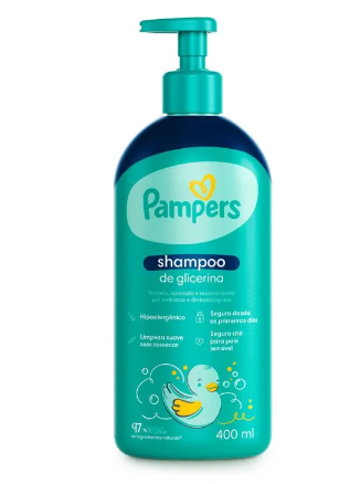 shampoo-pampers-glicerina-400ml - Imagem