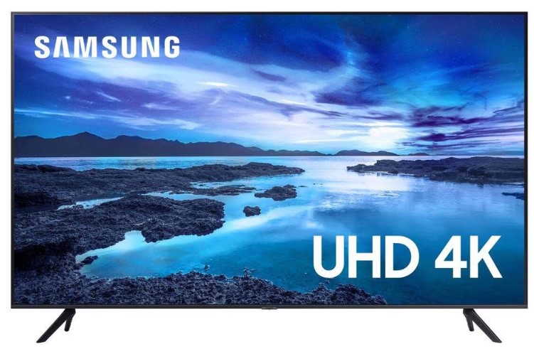 smart-tv-led-58-uhd-4k-samsung-58tu7020-crystal-uhd-hdr-design-sem-limites-controle-remoto-unico-canaleta-visual-livre-de-cabos-bluetooth - Imagem