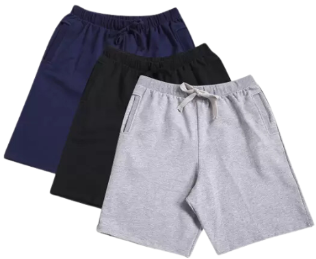 Imagem do produto Kit Bermuda Básicos 3 Peças Masculina na loja Magazine Luiza