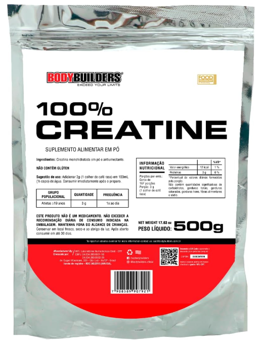 100-creatina-pura-500g-bodybuilders-aprovada-abenutri - Imagem