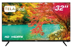 tv-led-32-hd-hq-conversor-digital-externo-3-hdmi-1-usb-design-slim-esta-tv-nao-e-smart - Imagem