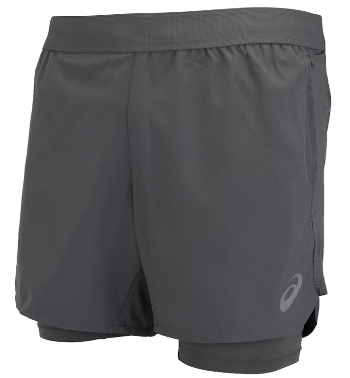 short-masculino-asics-5-2-em-1-mesh-lateral - Imagem