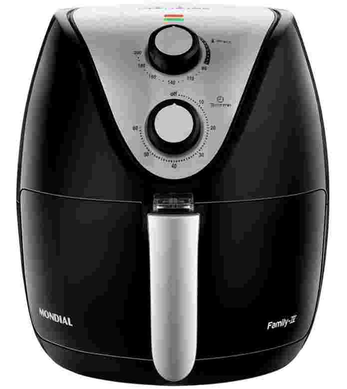 fritadeira-eletrica-sem-oleo-air-fryer-mondial-af-30-family-inox-iv-35l-preta-vw5r - Imagem