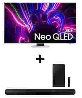 kit-combo-samsung-smart-tv-55-polegadas-neo-qled-4k-55qn85b-2022-mini-led-painel-120hz-soundbar-samsung-hw-q600b-com-312-canais-bluetooth-subwoofer-sem-fio - Imagem