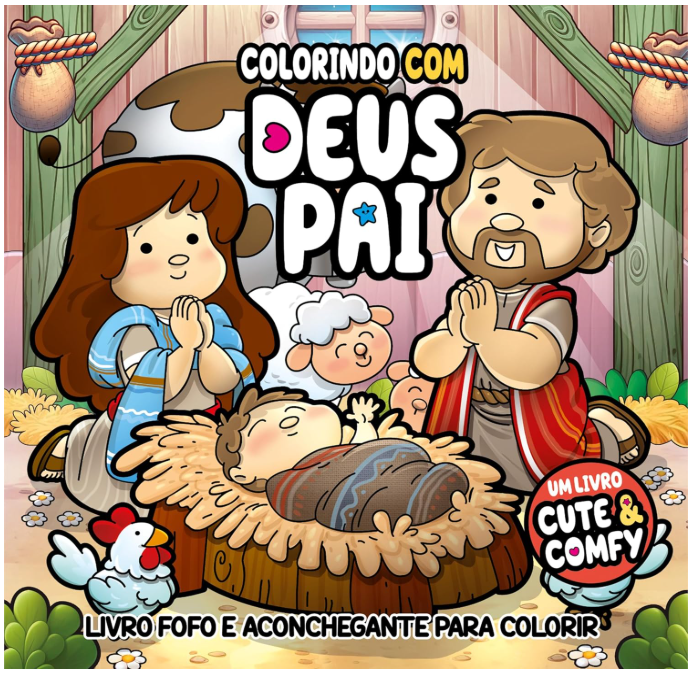 colorindo-com-deus-pai-um-livro-cute-comfy-livro-de-colorir-adulto - Imagem