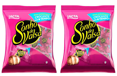 kit-pacote-de-bombom-chocolate-sonho-de-valsa-1kg-lacta-pacote-de-bombom-ouro-branco-1kg - Imagem