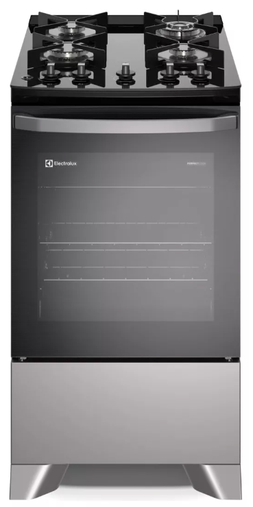 fogao-electrolux-4-bocas-com-perfectcook-prata-fe4gs - Imagem