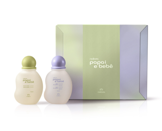 presente-natura-papai-e-bebe-miniaturas-2-produtos - Imagem