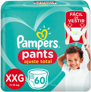 Fralda Pampers Pants Ajuste Total Xxg 60 Unidades