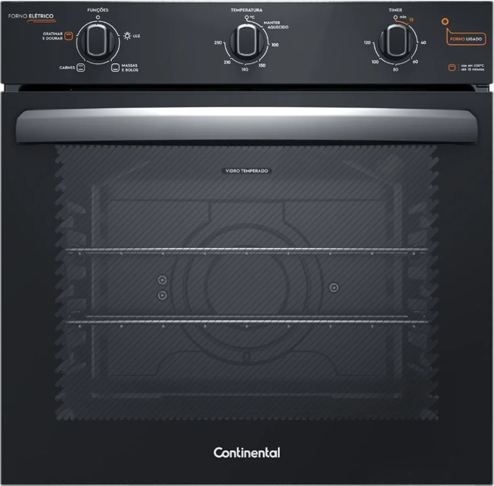 forno-de-embutir-eletrico-continental-80l-com-toplimpafacil-oc8em - Imagem
