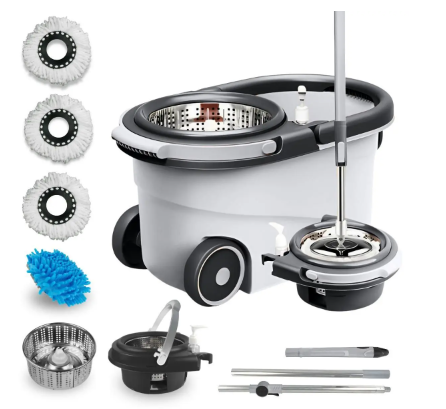 mop-giratorio-com-cesto-em-inox-cinza-cabo-150cm-completo-nybc - Imagem
