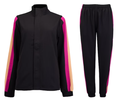 conjunto-de-agasalho-feminino-oxer-com-bolso-plano-color-block - Imagem