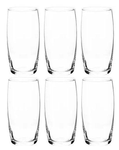 jogo-de-copos-de-vidro-300ml-6-pecas-nadir-oca-long-drink - Imagem