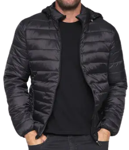 jaqueta-black-river-puffer-lisa-masculina - Imagem