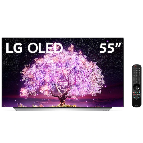 smart-tv-55-lg-4k-oled-55c1-120-hz-g-sync-freesync-4x-hdmi-21-inteligencia-artificial-thinq-alexa-e-smart-magic-2021 - Imagem
