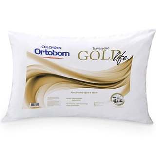 travesseiro-ortobom-gold-life-100-algodao-65x45cm - Imagem
