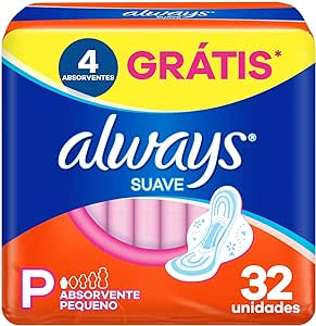 always-absorvente-super-protecao-suave-com-abas-32-unidades - Imagem
