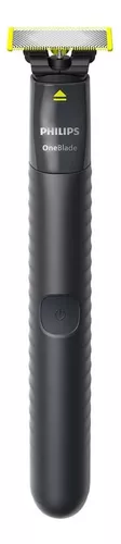 Aparador De Pelos Philips Oneblade Qp1424/10 Bivolt Cor Cinza-chumbo E Verde-limao