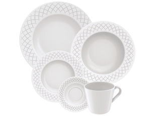 aparelho-de-jantar-e-cha-20-pecas-tramontina-porcelana-branco-redondo-ingrid - Imagem